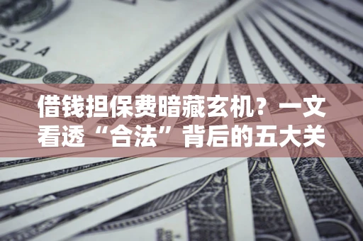 武汉借钱担保费暗藏玄机？一文看透“合法”背后的五大关键陷阱