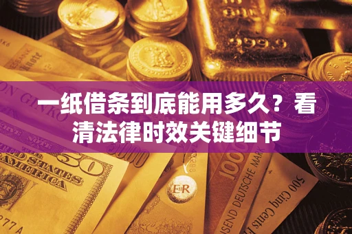 武汉一纸借条到底能用多久？看清法律时效关键细节